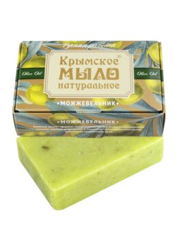 Крымское мыло натуральное на оливковом масле «Можжевельник»